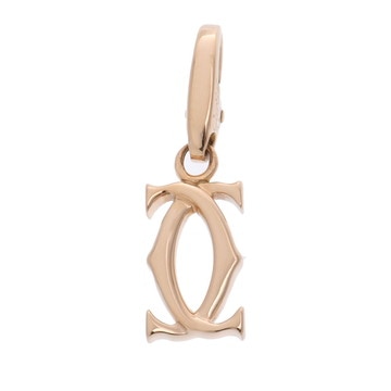 カルティエ 2Cチャーム ゴールド B3010100 K18イエローゴールド YG レディース ジュエリー 【中古】【jewelry】