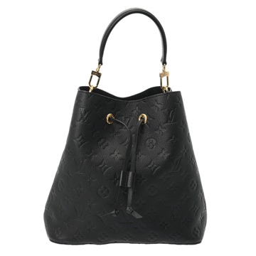 ルイ ヴィトン モノグラムアンプラント ネオノエ MM ノワール M45256 レザー レディース バッグ 【中古】【bag】