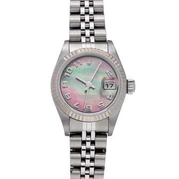 ロレックス デイトジャスト 79174NR ブラックシェル レディース 時計 【中古】【wristwatch】