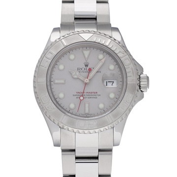 ロレックス ヨットマスター ロレジウム 16622 グレー メンズ 時計 【中古】【wristwatch】
