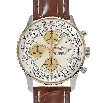 ブライトリング オールドナビタイマー D13022 アイボリー/シャンパン メンズ 時計 【中古】【wristwatch】