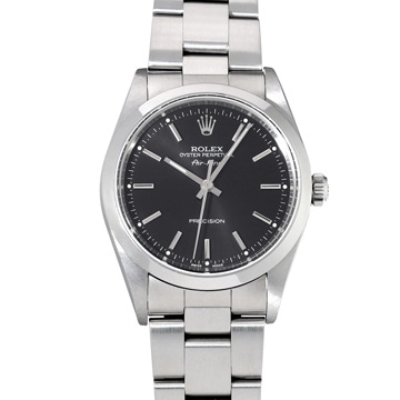 ロレックス エアキング 14000 ブラック メンズ 時計 【中古】【wristwatch】
