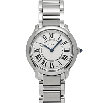 カルティエ ロンド マスト ドゥ カルティエ オンライン限定 WSRN0033 シルバー レディース 時計 【中古】【wristwatch】