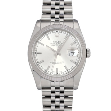 ロレックス デイトジャスト 116234 シルバー メンズ 時計 【中古】【wristwatch】