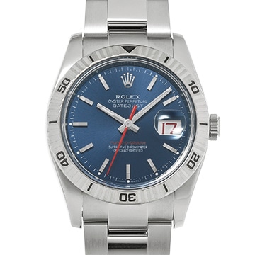 ロレックス デイトジャスト ターノグラフ 116264 ブルー メンズ 時計 【中古】【wristwatch】