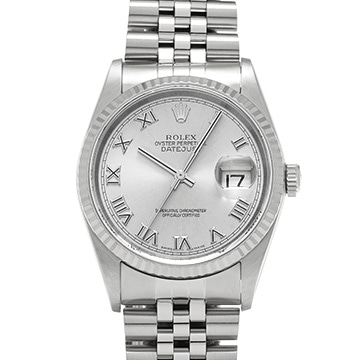 ロレックス デイトジャスト 16234 グレー メンズ 時計 【中古】【wristwatch】