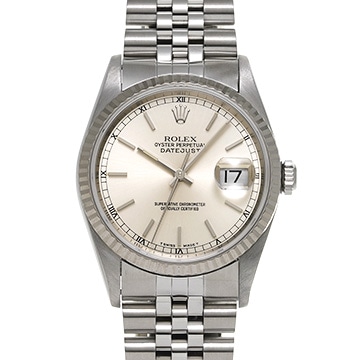 ロレックス デイトジャスト 16234 シルバー メンズ 時計 【中古】【wristwatch】