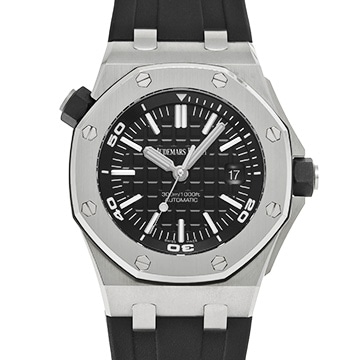 オーデマ ピゲ ロイヤルオーク オフショア ダイバー 15710ST.OO.A002CA.01 ブラック メンズ 時計 【中古】【wristwatch】