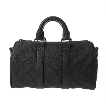 ルイ ヴィトン モノグラムトリヨン キーポル バンドリエール 25 ブラック M20900 レザー メンズ バッグ 【中古】【bag】