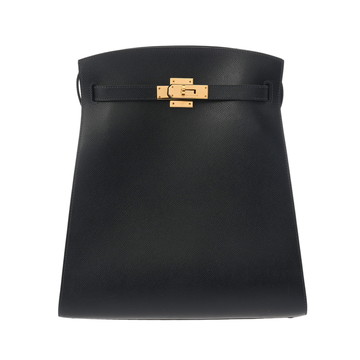 エルメス ケリースポーツ GM ネイビー クシュベル ユニセックス バッグ 【中古】【bag】