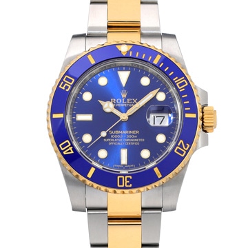 ロレックス サブマリーナ デイト 116613LB ブルー メンズ 時計 【中古】【wristwatch】