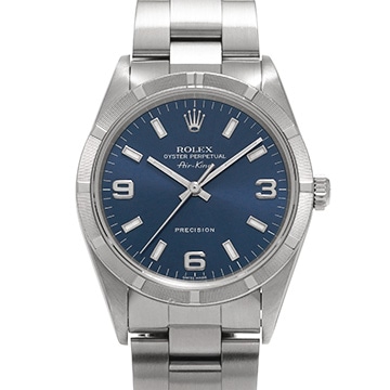 ロレックス エアキング 14010 ブルー メンズ 時計 【中古】【wristwatch】