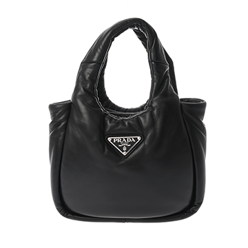 プラダ ミニハンドバッグ ブラック 1BA359 ナッパレザー レディース バッグ 【中古】【bag】