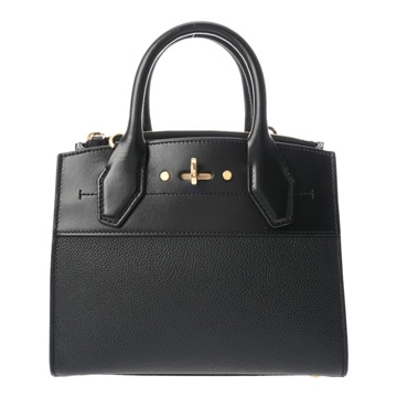 ルイ ヴィトン シティスティーマー  MINI ノワール M55639 カーフレザー レディース バッグ 【中古】【bag】