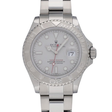 ロレックス ヨットマスター 40 16622 グレー メンズ 時計 【中古】【wristwatch】