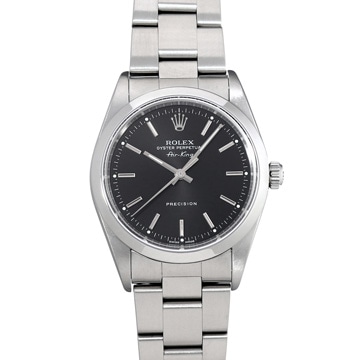 ロレックス エアキング 14000M ブラック メンズ 時計 【中古】【wristwatch】