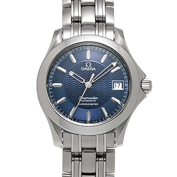 オメガ シーマスター 120 2501.81 ブルー メンズ 時計 【中古】【wristwatch】