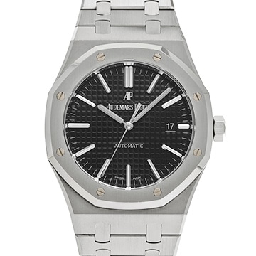 オーデマ ピゲ ロイヤルオーク オートマティック 15400ST.OO.1220ST.01 ブラック メンズ 時計 【中古】【wristwatch】