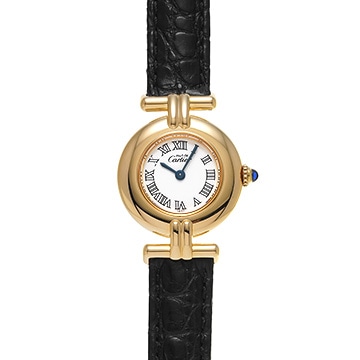 カルティエ マスト コリゼ ヴェルメイユ W1011554 ホワイト レディース 時計 【中古】【wristwatch】
