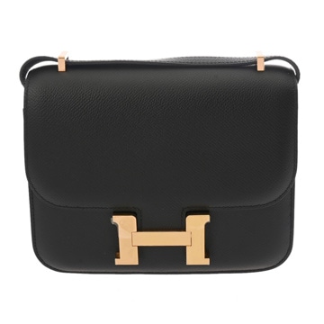 エルメス コンスタンス3 18 ミロワール ブラック ヴォーエプソン レディース バッグ 【中古】【bag】
