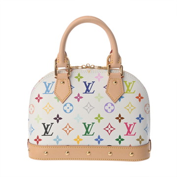 ルイ ヴィトン モノグラムマルチカラー LV×TM アルマ BB ホワイト M13078 モノグラムマルチカラーキャンバス レディース バッグ 【中古】【bag】