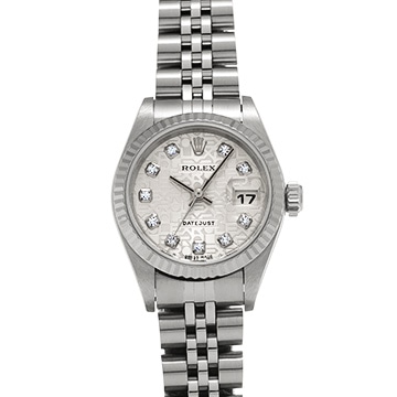 ロレックス デイトジャスト 79174G シルバーコンピュータ/ダイヤモンド レディース 時計 【中古】【wristwatch】