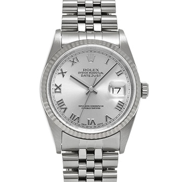 ロレックス デイトジャスト 16234 グレー メンズ 時計 【中古】【wristwatch】