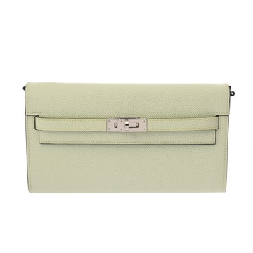 エルメス ケリーウォレット ロングトゥーゴー  ヴェールフィズ ヴォーエプソン ユニセックス 財布 【中古】【purse】