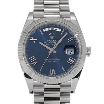 ロレックス デイデイト 40 228239 ブライトブルー メンズ 時計 【中古】【wristwatch】