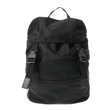 サンローラン バックパック　Re-Nylon ブラック LND756285.0823 ナイロン/ベジタブルタンニンレザー メンズ バッグ 【中古】【bag】