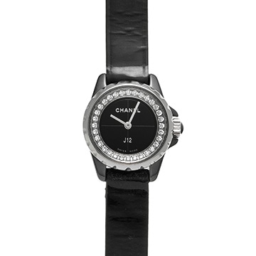 シャネル J12 XS H4663 ブラック レディース 時計 【中古】【wristwatch】