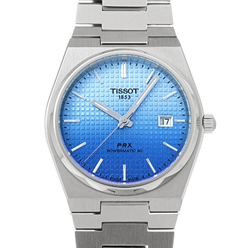 ティソ PRX パワーマティック 80 T137.407.11.351.01 アイスブルーカメレオン メンズ 時計 【中古】【wristwatch】