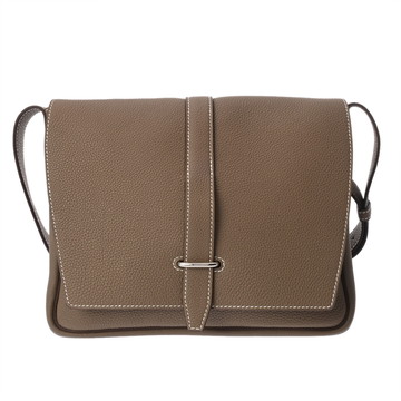 エルメス スティーブ ライト ジュニア エトゥープ トゴ ユニセックス バッグ 【中古】【bag】