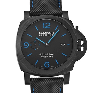 パネライ ルミノールマリーナ カーボテック PAM01661 ブラック メンズ 時計 【中古】【wristwatch】