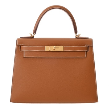 エルメス ケリー 28 外縫い 2WAY ゴールド ヴォーエプソン レディース バッグ 【未使用】【bag】