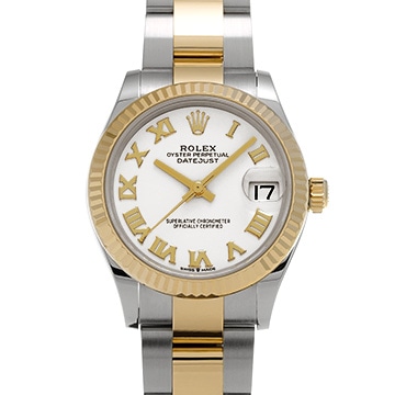 ロレックス デイトジャスト 31 278273 ホワイト ユニセックス 時計 【中古】【wristwatch】