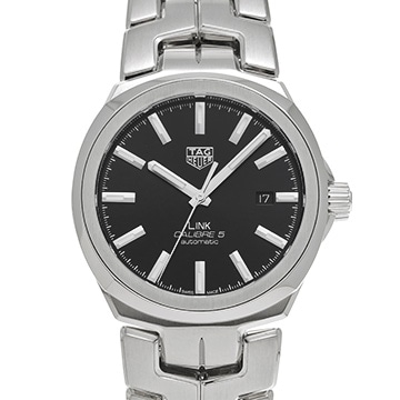 タグ ホイヤー リンク キャリバー5 WBC2110.BA0603 ブラック メンズ 時計 【中古】【wristwatch】