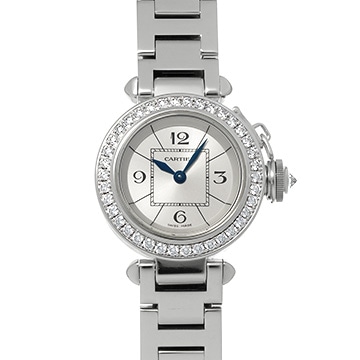 カルティエ ミスパシャ WJ124012 シルバー レディース 時計 【中古】【wristwatch】