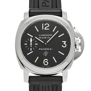 パネライ ルミノールマリーナ ロゴ PAM00005 ブラック メンズ 時計 【中古】【wristwatch】