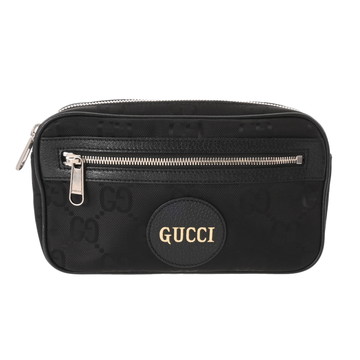 グッチ ベルトバッグ Off The Grid ブラック 631341.525040 GGナイロン/レザー レディース バッグ 【中古】【bag】