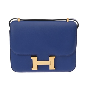 エルメス コンスタンス3 18  ブルーエレクトリック ヴォースイフト レディース バッグ 【中古】【bag】