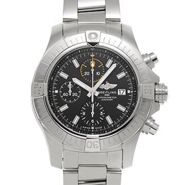 ブライトリング アベンジャー クロノグラフ 45 A13317101B1A1 ブラック メンズ 時計 【中古】【wristwatch】