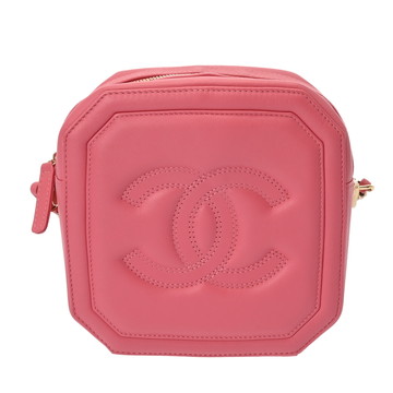 シャネル マトラッセ カメラバッグ ピンク AS1235 ラムスキン レディース バッグ 【中古】【bag】