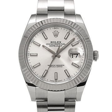 ロレックス デイトジャスト 41 126334 シルバー メンズ 時計 【中古】【wristwatch】