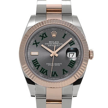 ロレックス デイトジャスト 41 126331 スレート メンズ 時計 【中古】【wristwatch】