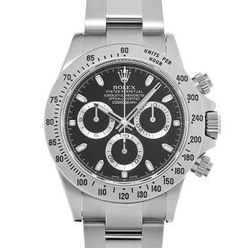 ロレックス コスモグラフ デイトナ 116520 ブラック メンズ 時計 【中古】【wristwatch】