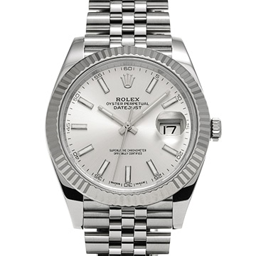 ロレックス デイトジャスト 41 126334 シルバー メンズ 時計 【中古】【wristwatch】