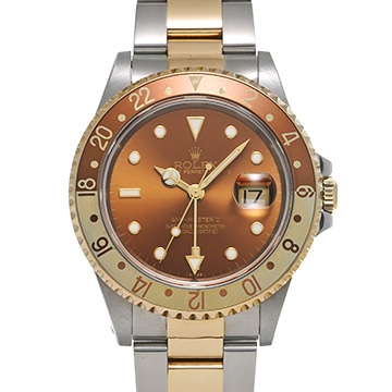 ロレックス GMTマスターII 16713 ブラウン メンズ 時計 【中古】【wristwatch】