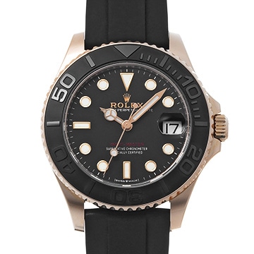 ロレックス ヨットマスター 37 268655 ブラック ユニセックス 時計 【中古】【wristwatch】
