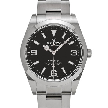 ロレックス エクスプローラー 214270 ブラック メンズ 時計 【中古】【wristwatch】